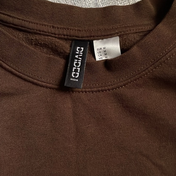 H&M Brown Cotton Blend Sweatshirt - Picture 3 of 3